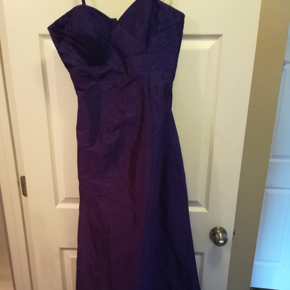 Purple Angelina Faccenda Gown Size 12 NWT